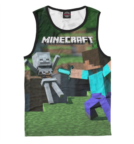 

Майки Print Bar, Белый, Minecraft