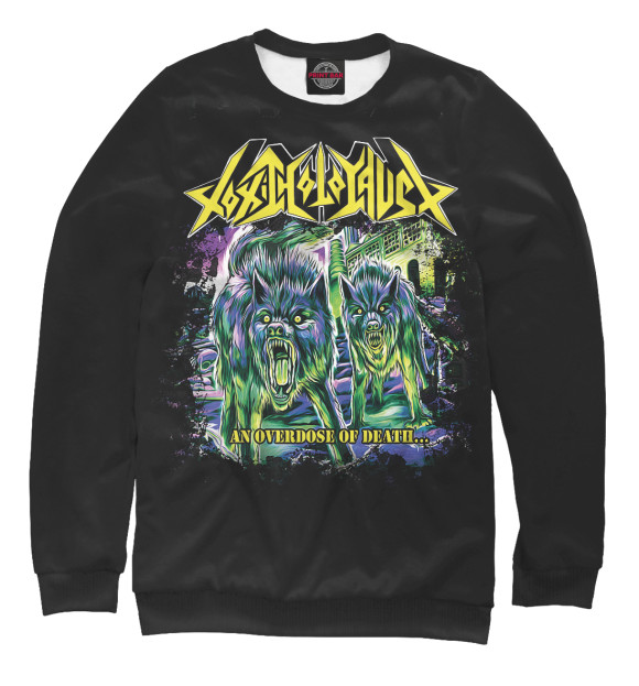 Мужской свитшот с изображением Toxic Holocaust цвета Белый