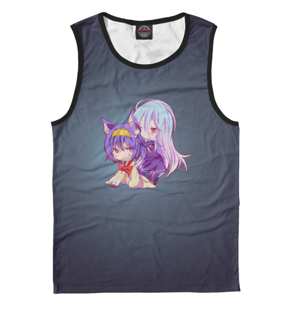 Мужская майка с притом Нет игры, нет жизни цвета Белый Мужская майка с изображением Нет игры, нет жизни цвета Белый