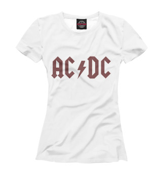 Женская футболка AC/DC