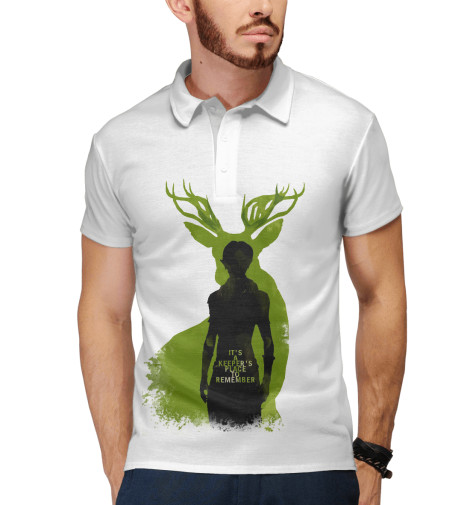 

Поло Print Bar, Белый, Dragon Age