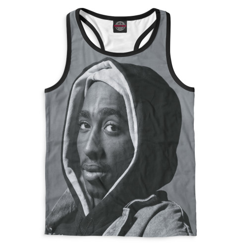 

Майки борцовки Print Bar, Белый, 2Pac