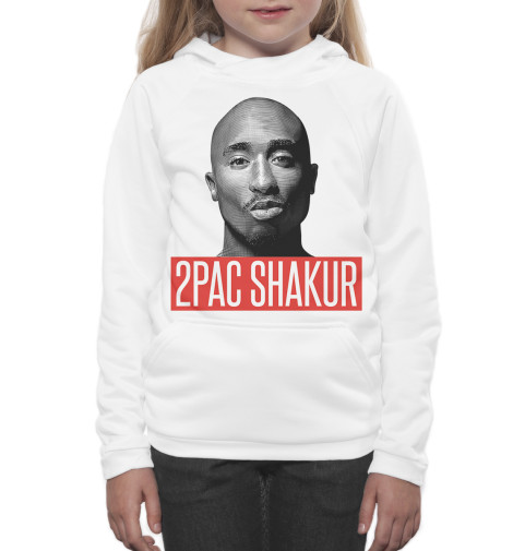

Худи Print Bar, Белый, 2Pac