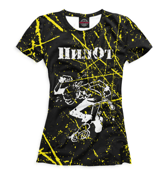 Футболка для девочек с изображением Пилот цвета Белый