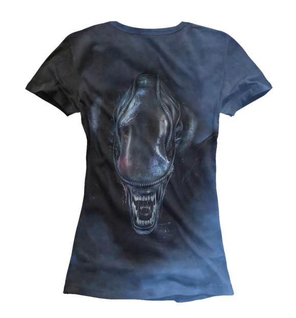 Женская футболка с изображением Aliens цвета Белый