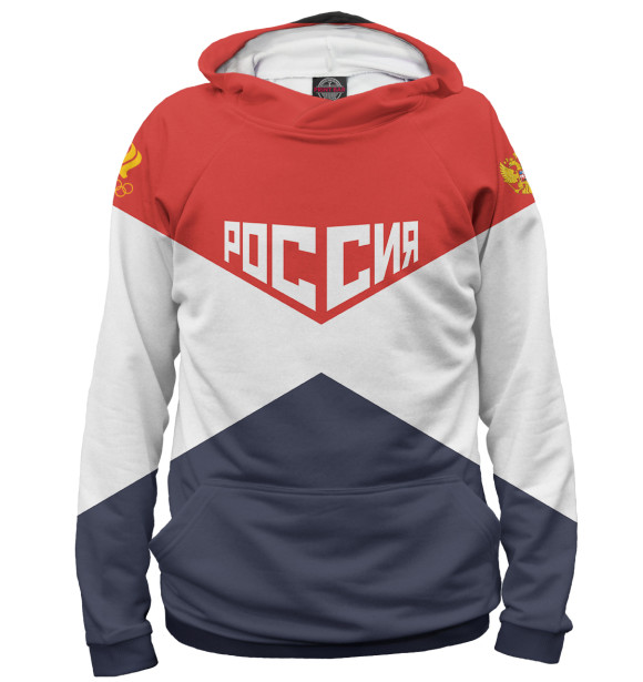 Женское худи с изображением Олимпиада Рио-2016 цвета Белый