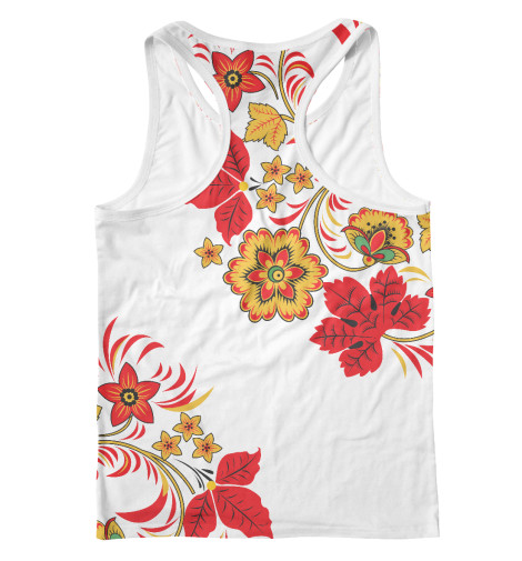 

Майки борцовки Print Bar, Белый, Хохлома
