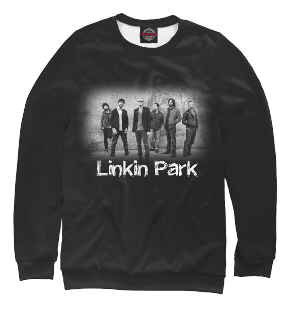 Свитшот для девочек с изображением Linkin Park цвета Белый