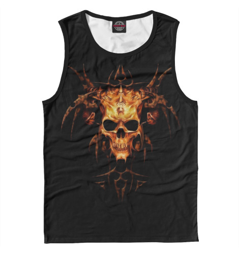 

Майки Print Bar, Белый, Череп