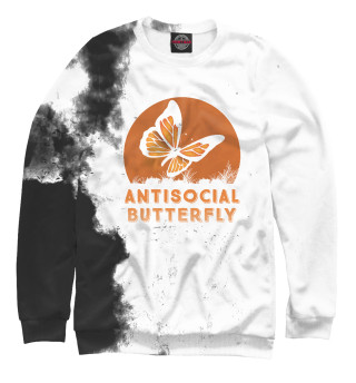 Свитшот для девочек Antisocial Butterfly