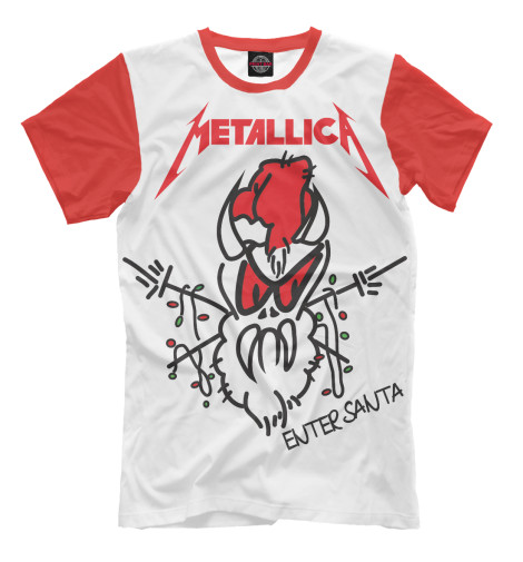 

Футболки Print Bar, Молочно-белый, Metallica