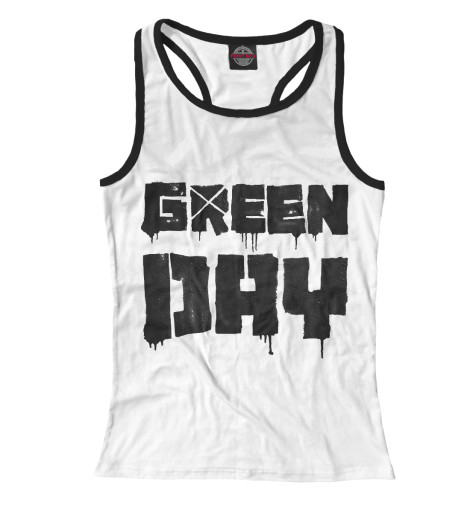 

Майки борцовки Print Bar, Белый, Green Day
