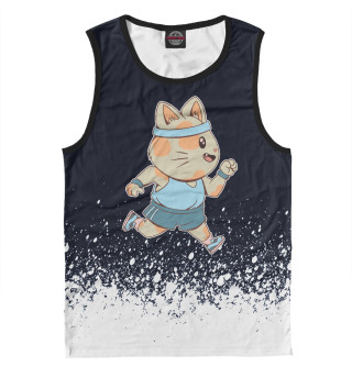 Jogging cat