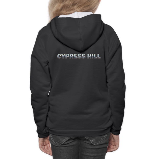 Худи для девочки с изображением Cypress Hill цвета Белый