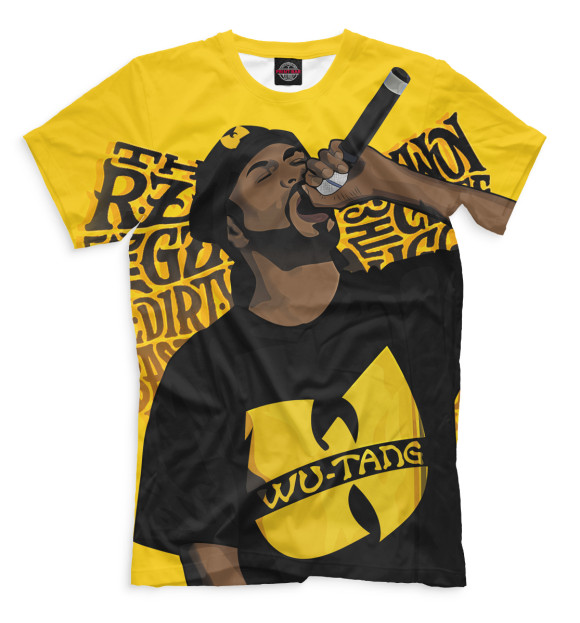 Мужская футболка с изображением Wu-Tang Clan цвета Черный