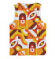 Мужская майка Pattern - retro orange