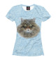 Женская футболка Сибирский кот