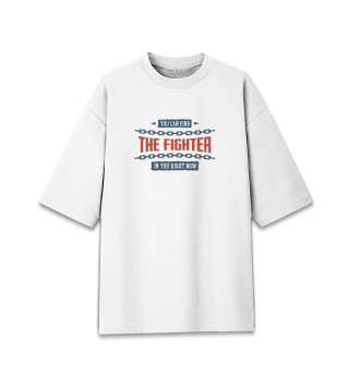 Женская футболка оверсайз THE FIGHTER