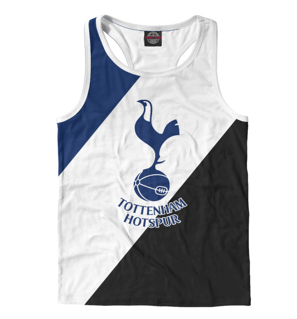 Мужская майка-борцовка с изображением ФК Тоттенхэм Хотспур цвета Белый