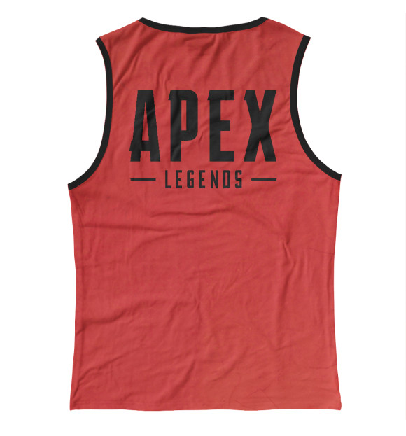 Майка для девочки с изображением Red Apex цвета Белый