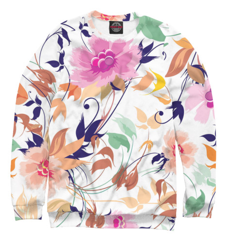

Свитшоты Print Bar, Белый, Flower