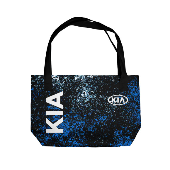 Пляжная сумка с изображением KIA цвета 