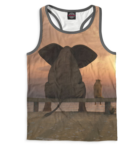 

Майки борцовки Print Bar, Белый, Слоны