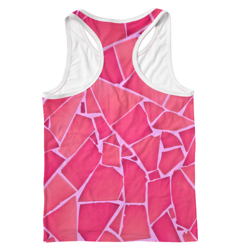 

Майки борцовки Print Bar, Белый, Pink Mirror