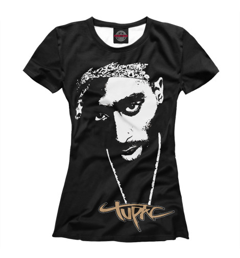 

Футболки Print Bar, Белый, 2Pac