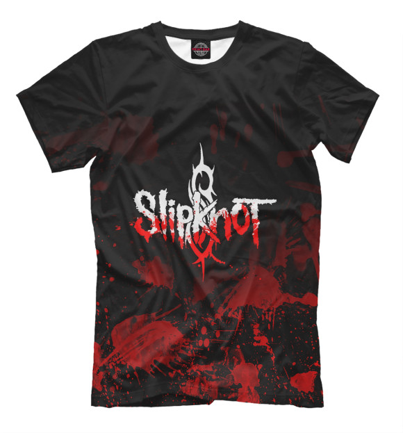 Футболка для мальчиков с изображением Slipknot цвета Черный