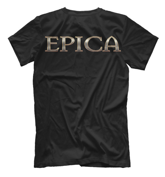 Футболка для мальчиков с изображением EPICA цвета Белый