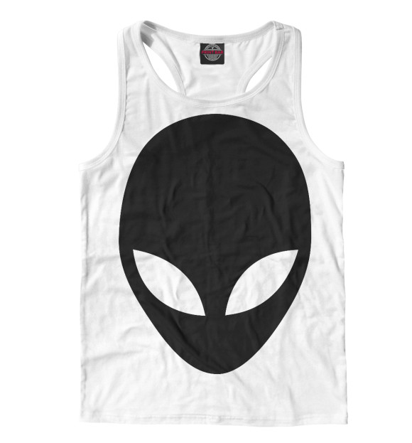 Мужская майка-борцовка с изображением Hello from Newcomers цвета Белый