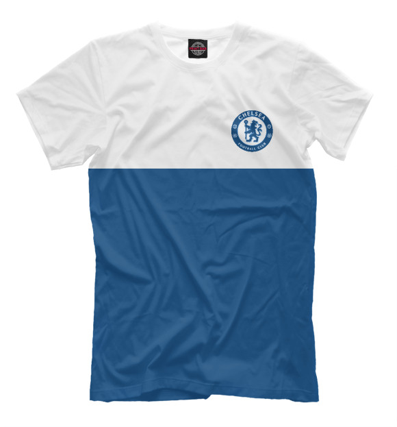 Мужская футболка с изображением FC Chelsea цвета Молочно-белый