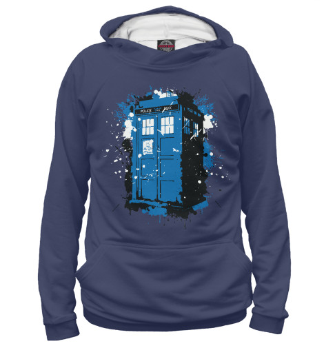 

Худи Print Bar, Белый, Tardis Ink