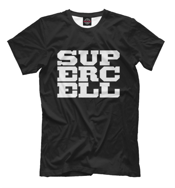 Футболка для мальчиков с изображением Разработчик Supercell цвета Черный