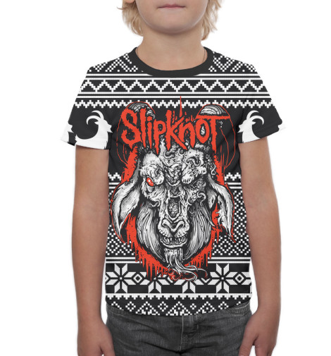 

Футболки Print Bar, Серый, Slipknot