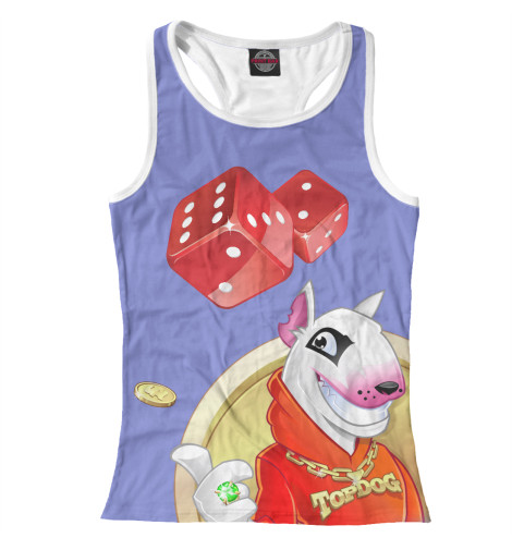 

Майки борцовки Print Bar, Белый, Top Dog