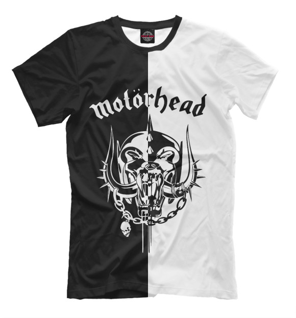Мужская футболка с изображением Motrhead цвета Черный