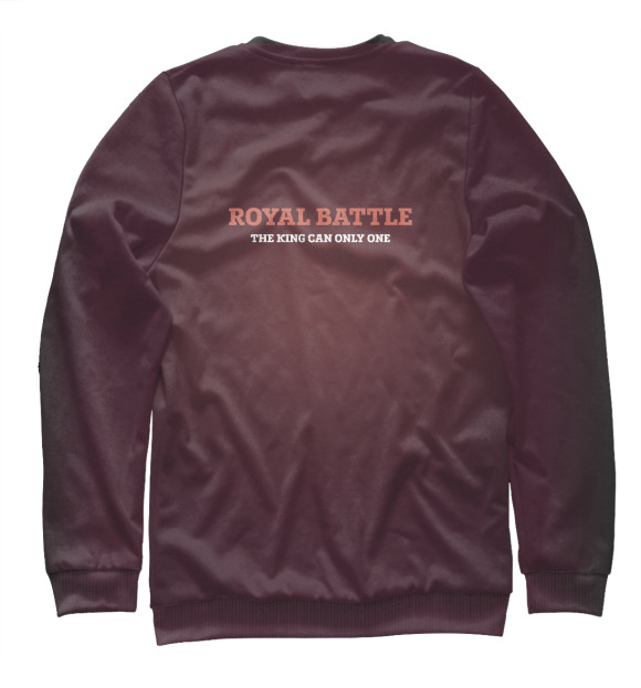 Свитшот для мальчиков с изображением Royal Battle цвета Белый