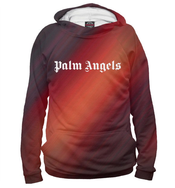 Женское худи с изображением Palm Angels цвета Белый