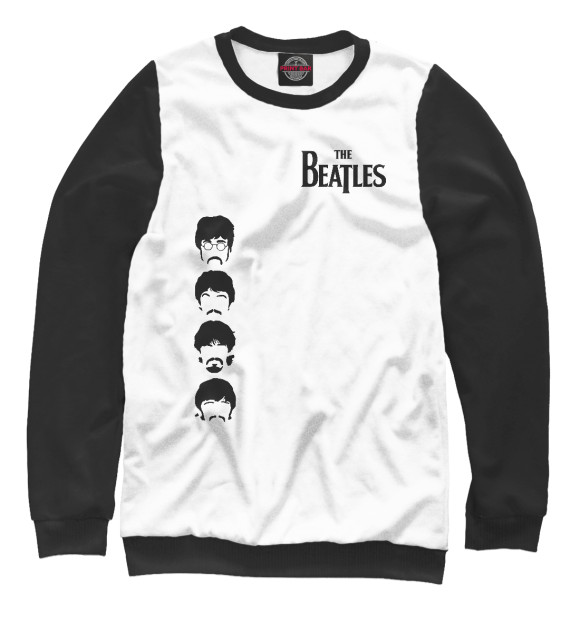 Свитшот для девочек с изображением The Beatles цвета Белый