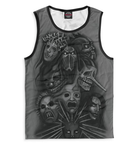 

Майки Print Bar, Белый, Slipknot