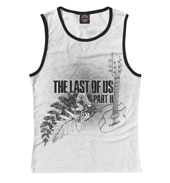 Майка для девочки с изображением The Last of Us Part II цвета Белый