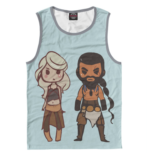 

Майки Print Bar, Белый, Кхалиси и Кхал