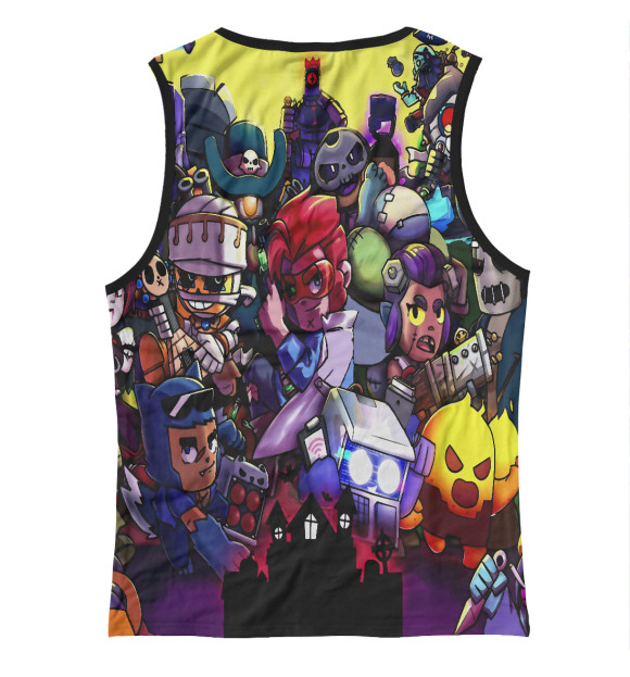 Майка для девочки с изображением Все Бравлеры цвета Белый