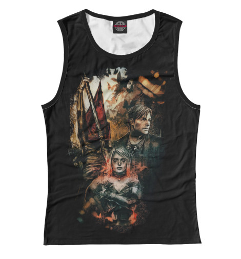 

Майки Print Bar, Белый, Silent Hill 2