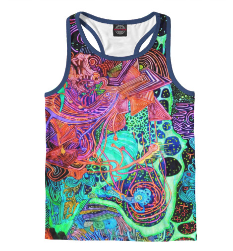 

Майки борцовки Print Bar, Белый, Субстанция Пси