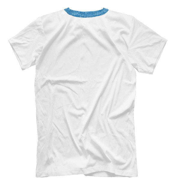 Мужская футболка с изображением Футбол России цвета Белый