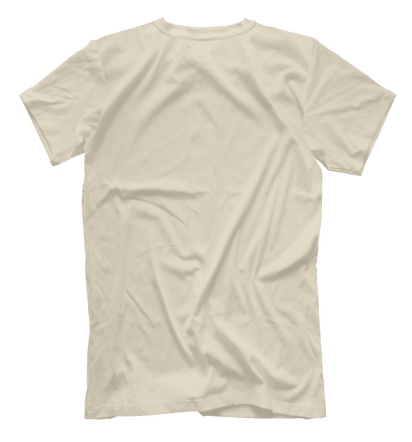 Мужская футболка с изображением Хозяин тайги цвета Белый