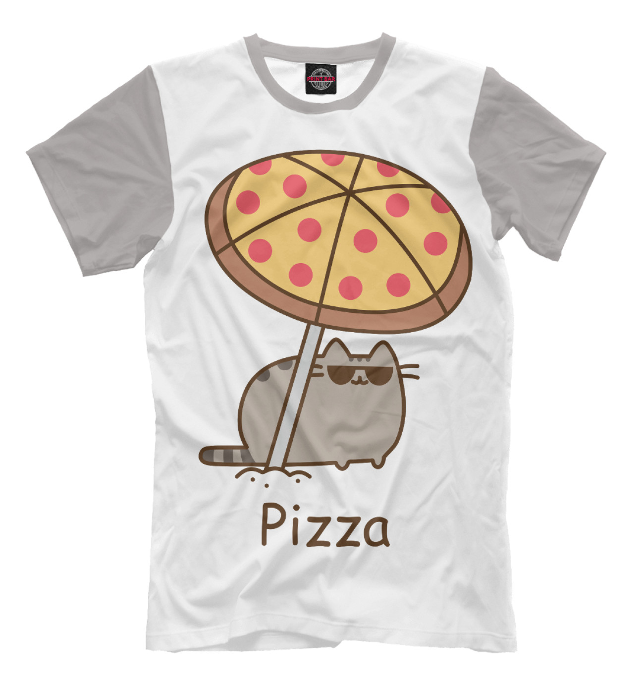 Мужская Футболка Pizza, артикул: CAT-170796-fut-2